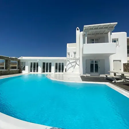 别墅 White Diamond Villa Mykonos 凯勒里瓦迪